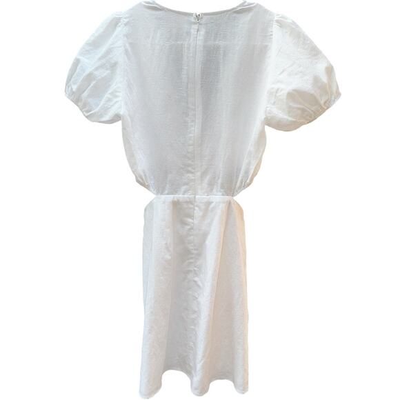 NWT Show Me Your MuMu Jessa Cutout Mini Dress in White Size Small Retail $168 - Picture 5 of 7